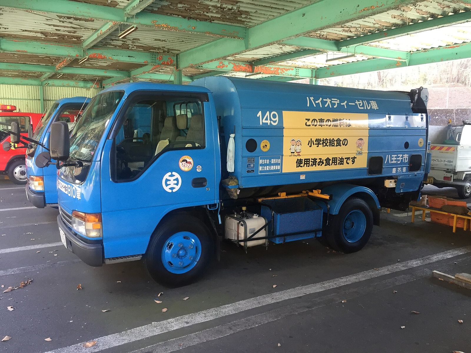 ごみ収集車（参考：同種の車両）