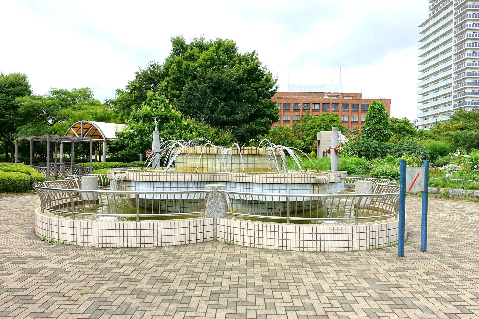 木場公園の噴水