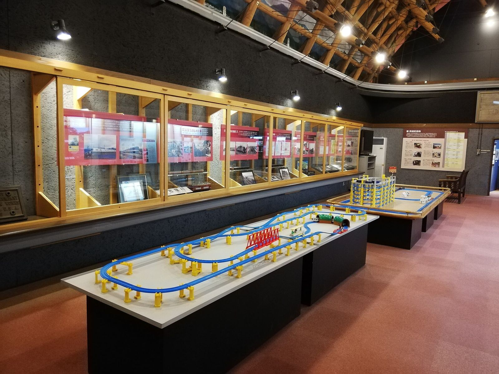 長浜鉄道スクエアの展示とジオラマ